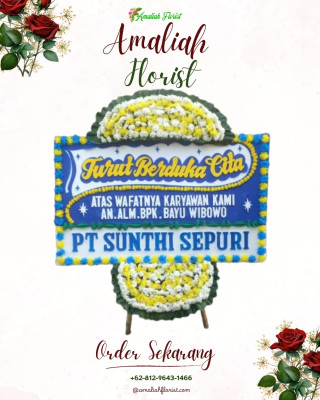Papan Bunga Duka di Umbunasi