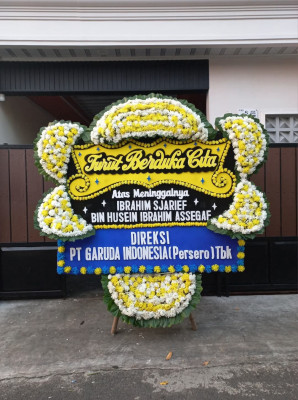 Papan Bunga Duka di Umbunasi